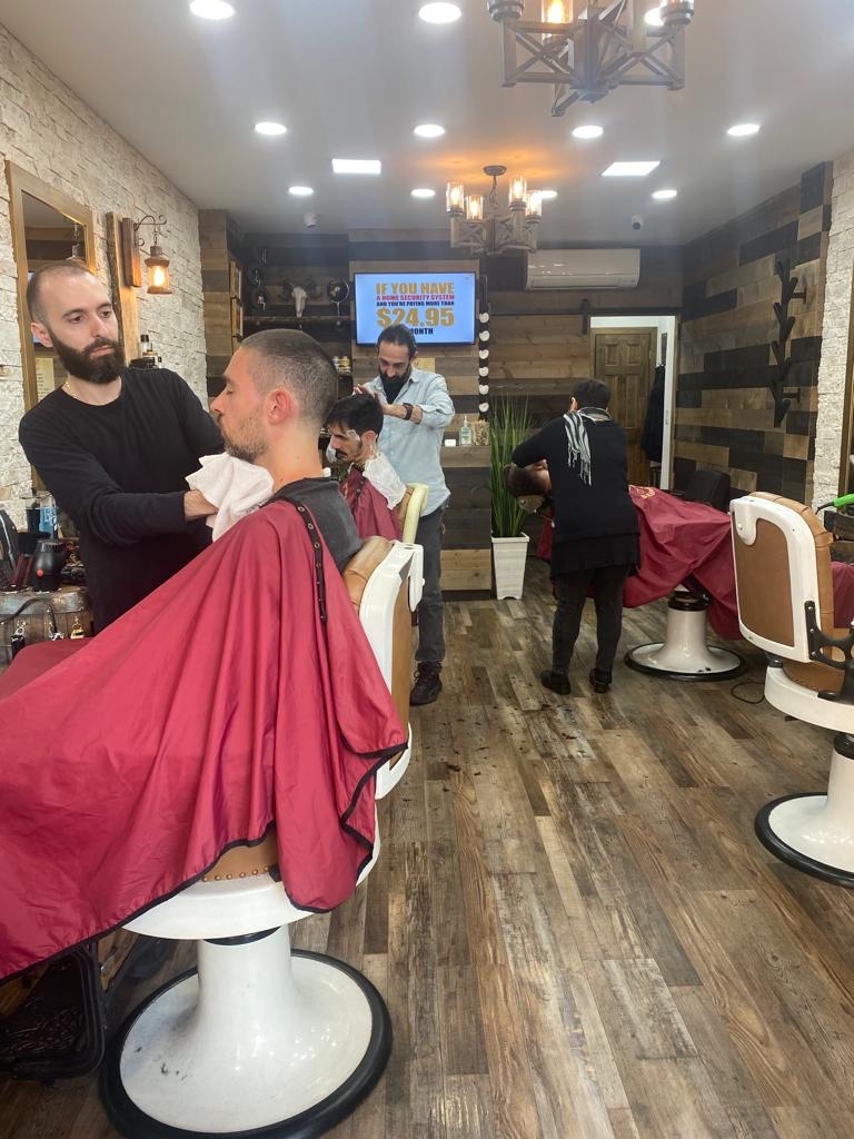 How easy is it to install a lighting kit on an existing barber pole?